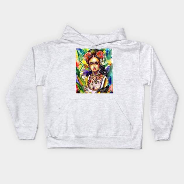 Frida Kids Hoodie by anadeestyle